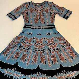 Missoni Dress in Blue and Brown